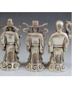 白銅福祿壽三星 白銅福祿壽三星